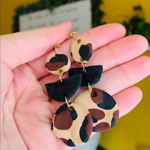Polymer clay earrings
